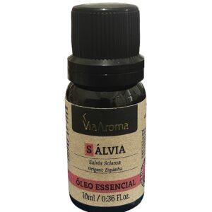 ÓLEO ESSENCIAL DE SALVIA 10ml VIA AROMA