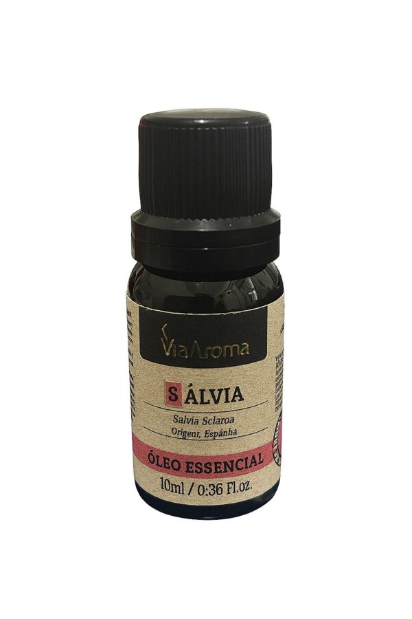 ÓLEO ESSENCIAL DE SALVIA 10ml VIA AROMA